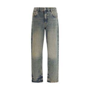 Represent Cotton Straight-Leg Jeans Men Blue Bottoms